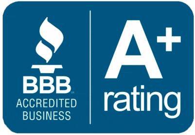 BBB Accredited Business — A+ Rating logo